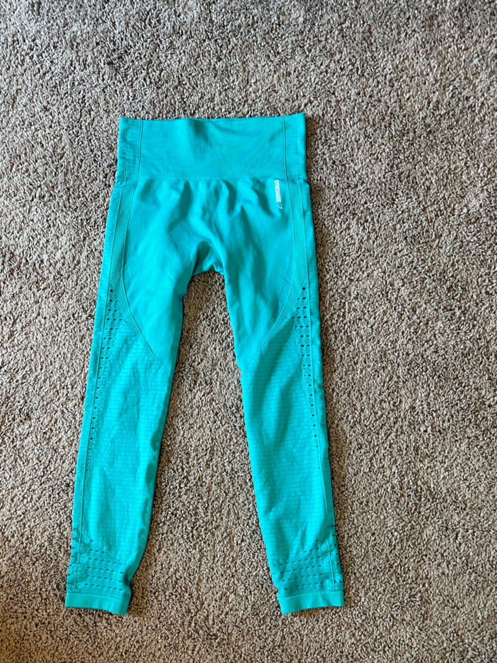 Gymshark Teal Seamless High-Waist Leggings